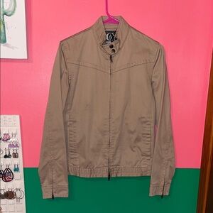 Volcom Women's Utility Jacket in Tan